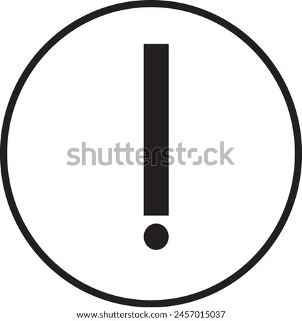 exclamatory icon design shap eps