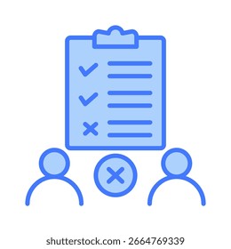 Exclusion Icon Element for Design