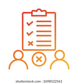 Exclusion Icon Element for Design