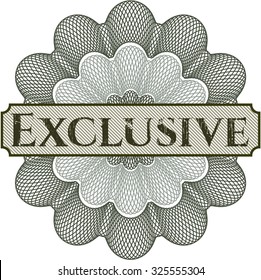 Exclusive abstract linear rosette