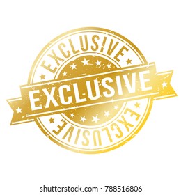 Exclusive Approved Gold Gradient Certified Quality Product Stamp Design Vector Round Art