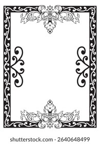 Exclusive Asset Ornamental Border Decorative Vector