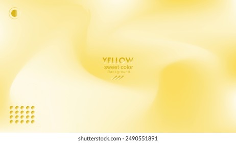 Fondo exclusivo de la combinación abstracta amarillo claro. Diseño moderno minimalista en color pastel.