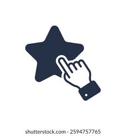 Exclusive benefit icon. Solid glyph series icon