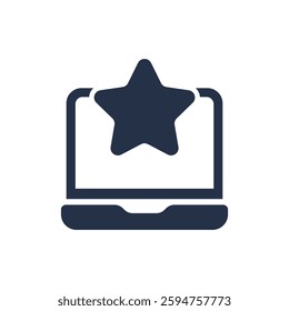 Exclusive benefit icon. Solid glyph series icon