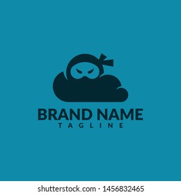 Exclusive Cloud Ninja Logo Template