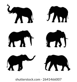 Exclusive Collection of Elephant Silhouettes