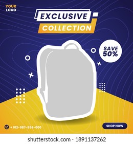exclusive collection product social media post template