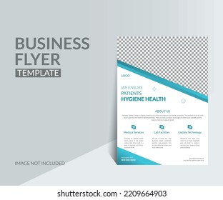 Exclusive corporate A4 size Vector Business flyer design template