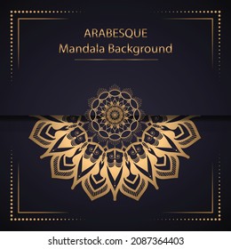 Exclusive Creative Mandala background design template