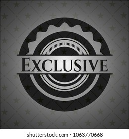 Exclusive dark badge