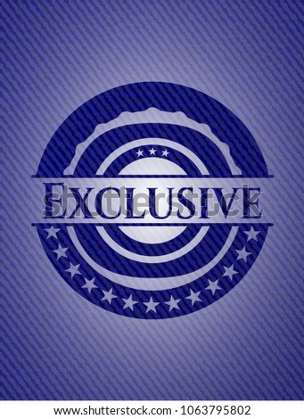 Exclusive denim background