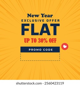 exclusive discount voucher code template get 30 percent off vector