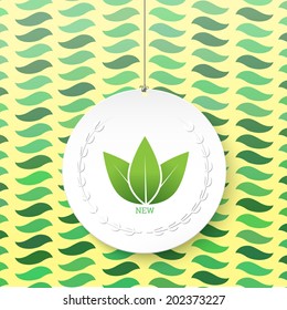 exclusive eco friendly infographics element on an abstract colorful background illustration
