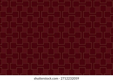 Un motivo geométrico abstracto exclusivo y editable que se repite. Un patrón de ilustrador de Vector de obra maestra, rojo sobre color rojo.