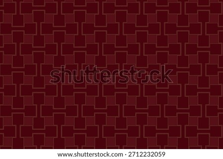An exclusive and editable geometrical abstract repeating motif. A masterpiece vector illustrator pattern, red on red color.