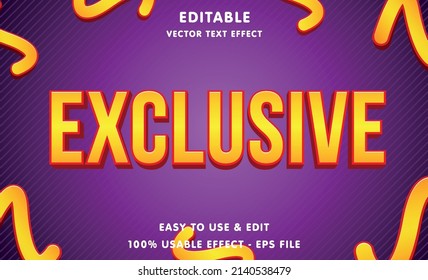 exclusive editable text effect with modern and simple style, usable for logo or campaign title