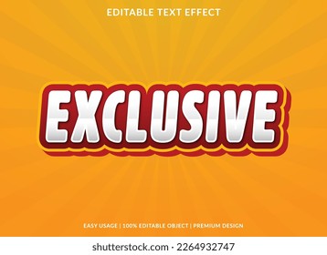 exclusive editable text effect template with abstract background use for business logo and brand