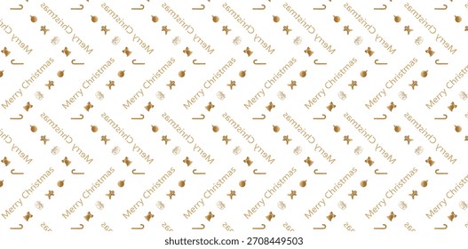 Una obra maestra de Vector exclusiva y editable. Patrón sin fisuras temático de Navidades con Navidades que repiten la rejilla de ilusión del motivo. Fondo de patrón de Vector de Festiva.