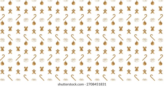 Una obra maestra de Vector exclusiva y editable. Patrón sin fisuras temático de Navidades con Navidades que repiten la rejilla de ilusión del motivo. Fondo de patrón de Vector de Festiva.