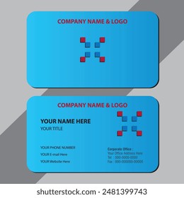 Exclusive Editing Excellent Business Card Design Double-Sided