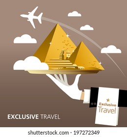 Exclusive, Egypt, Pyramid and Sphinx