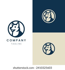 Exclusive Elegance Impressive Dog Logo Design