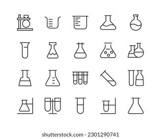 Iconos de línea delgada de máscara exclusiva. Gran paquete de pictogramas minimalistas modernos para el kit UIUX móvil, infografías y sitios web
