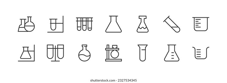 Iconos de línea delgada de máscara exclusiva. Gran paquete de pictogramas minimalistas modernos para el kit UIUX móvil, infografías y sitios web