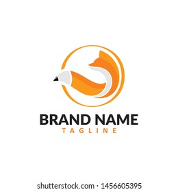 Exclusive Fox Artwork Logo Template