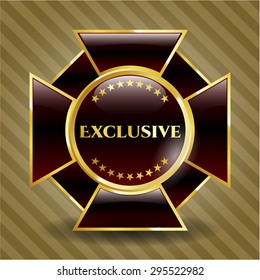 Exclusive gold badge