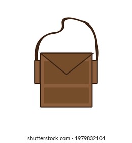 Exclusive icon design with reference to a small bag while giving a modern and elegant impression as a simple icon
