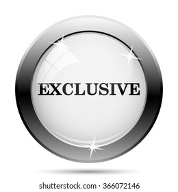 Exclusive icon. Internet button on white background. EPS10 vector.
