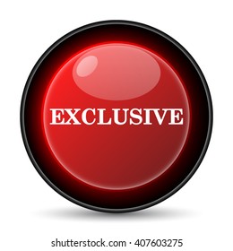 Exclusive icon. Internet button on white background. EPS10 vector