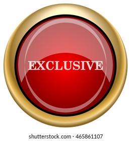Exclusive icon. Internet button on white background. EPS10 vector.
