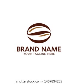 Exclusive Letter S Coffee Bean Logo Template