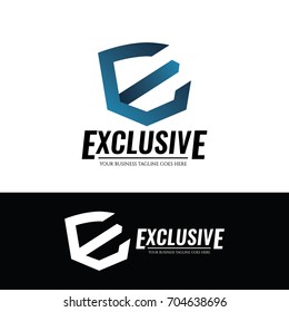Exclusive logo design template. Vector illustration