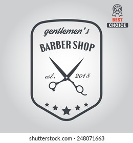 Exclusive logo, icon or logotype for barbershop