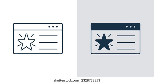 Vector de icono de tarjeta de lealtad exclusiva con estrella