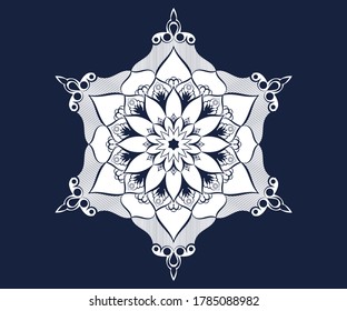 exclusive mandala design background in vector file for free download