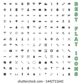 Exclusive Mega Bundle Icons Pack. Collection universal solid vector icons for website, project, business, infographic, web design, mobile app, online market. Isolated Elements on White Background.