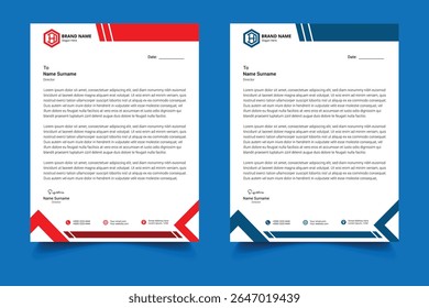 Exclusive modern letterhead design, Letterhead design, creative and Simple modern letter head design template for your business, letterhead, business letterhead, leaflet design,