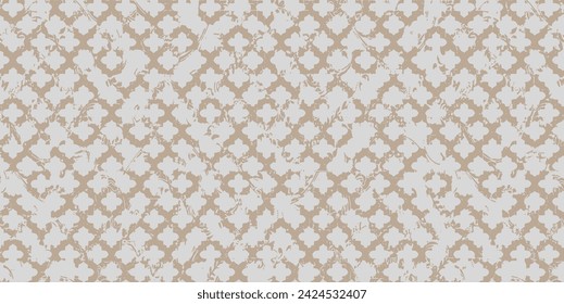 Exclusive modern messy lines wall stucco texture seamless pattern design in vector background. Decorative wall paint.