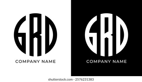 Exclusive Monogram GRD Letter Logo for a Professional Touch