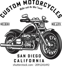 Exclusive Motorcycle T shirt Design