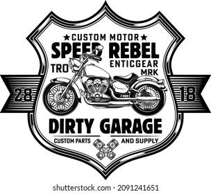 Exclusive Motorcycle T shirt Design