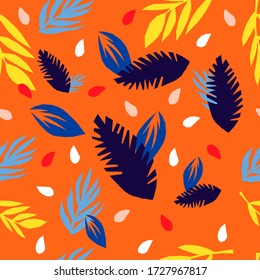 Exclusive natural leaf pattern for your designs!
