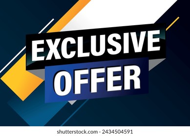 oferta exclusiva póster banner diseño gráfico icono logo signo símbolo sitio web de redes sociales cupón

