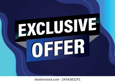 exclusive offer poster banner graphic design icon logo sign symbol social media website coupon

