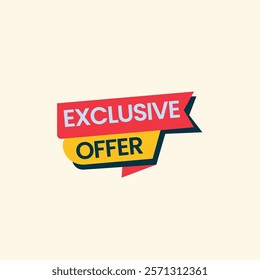 exclusive offer sale banner design